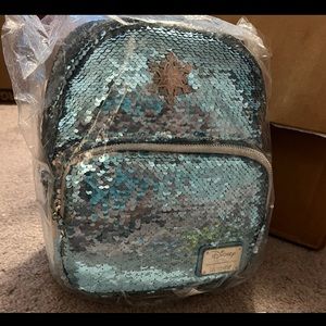 Brand new! Loungefly frozen sequin bag